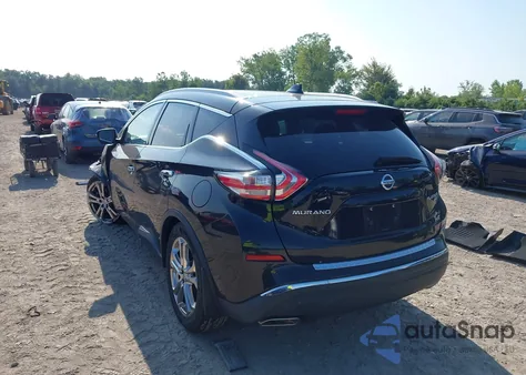 2018 Nissan Murano Platinum from USA, damaged, VIN 5N1AZ2MH8JN101163